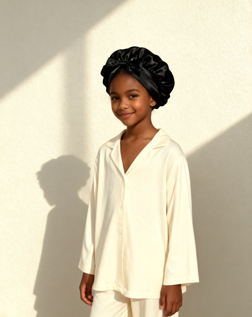 Mulberry Silk Children's Sleep Bonnet