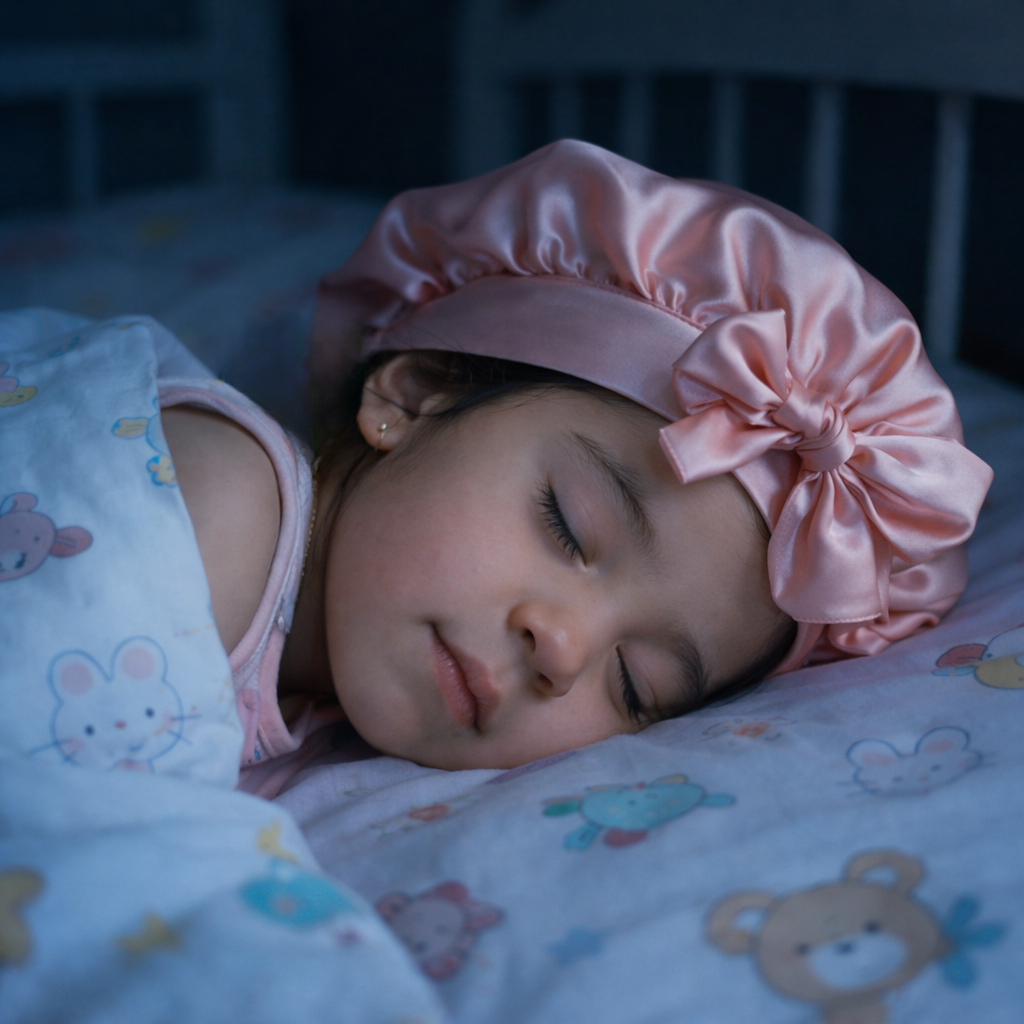 Silk Children's Sleep Bonnet